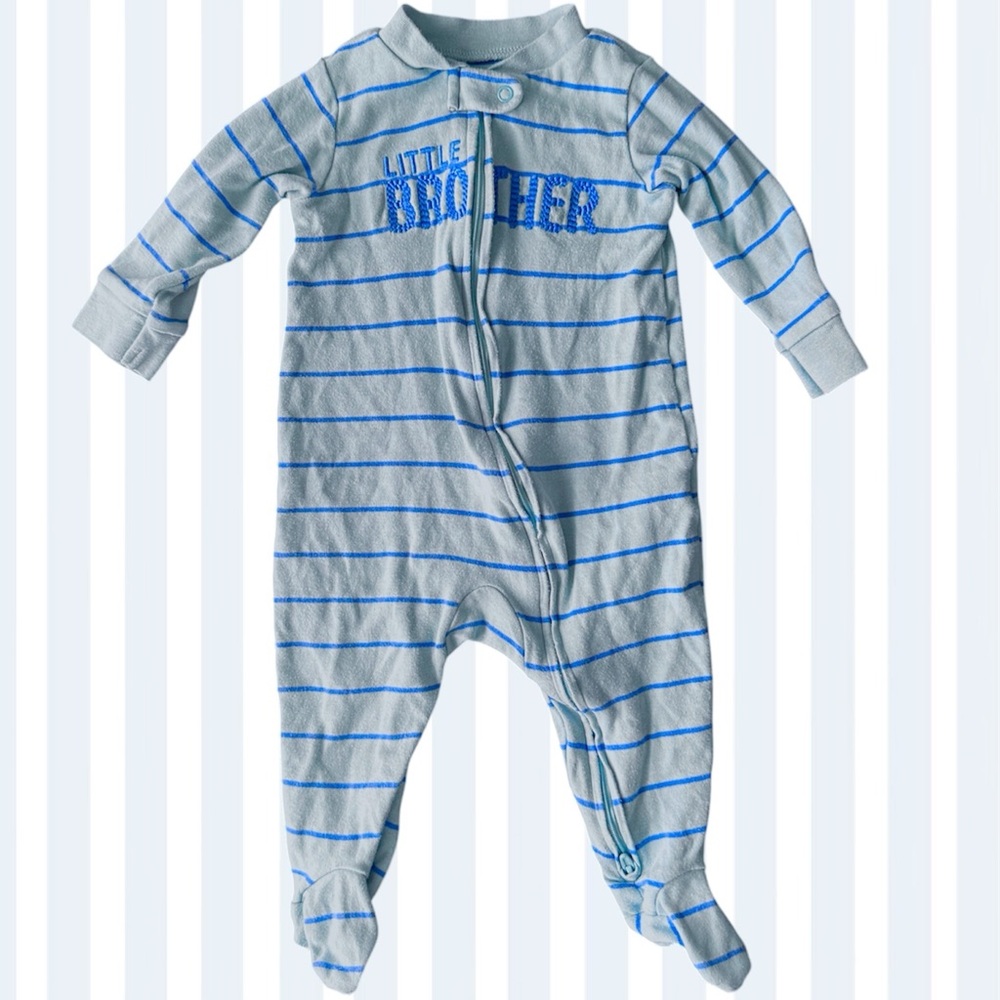 Carter’s “Little Brother” baby boy pajamas 6-9 Months